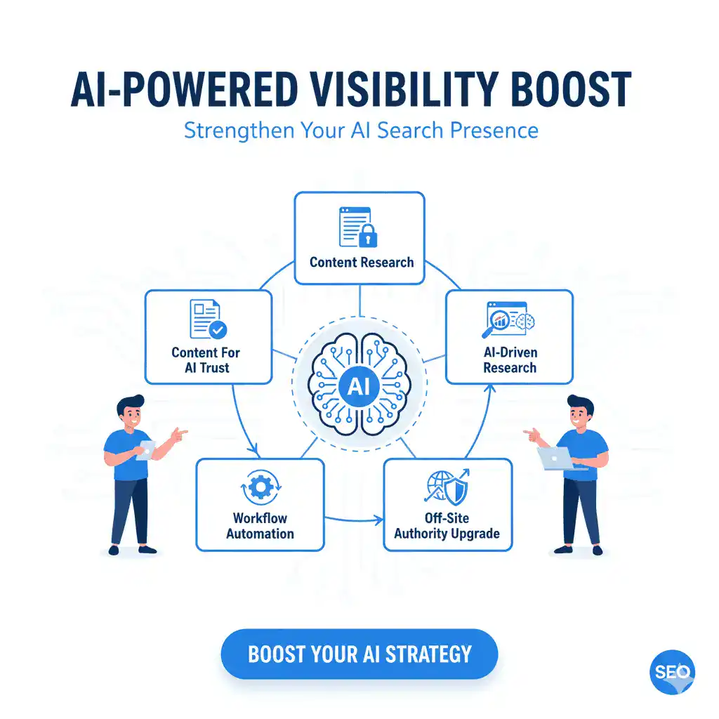 AI-powered visibility boost for AI search strategies by Hozio, Inc.